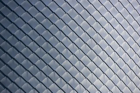 Exterior view of shiny diamond wall pattern for background use Stock Photos