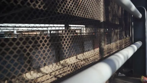 Exterior view of a train car Stock Footage 168325345