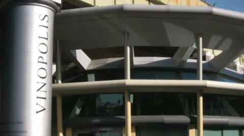 Exterior of Vinopolis Video stock 27772021