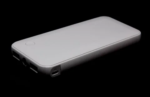 External battery pack isolated on black Stock Photos