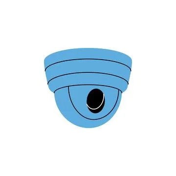External CCTV camera. Security surveillance system. Vector illustration Stock Illustration