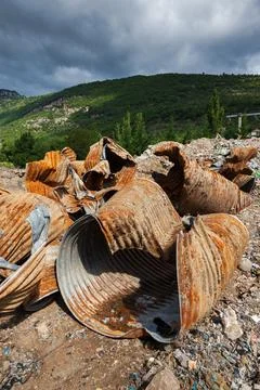 External discharge Foto stock