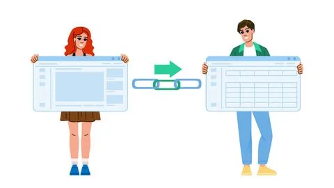 External dofollow vector Stock Illustration