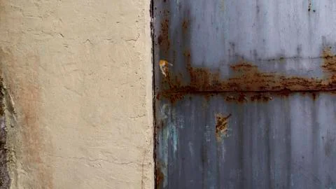 External door damaged surfaces Foto stock