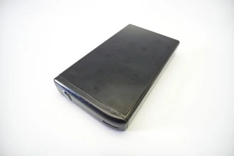 External enclosure for HDD being assembled 库存照片