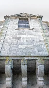 External facade medieval architecture Stock Photos
