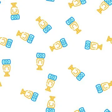 External flash vector seamless pattern Stock Illustration