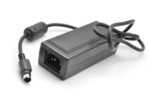 External hard disc cable cord Stock Photos