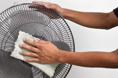 External Hard Disk drive with usb cable isolated on white background Foto stock