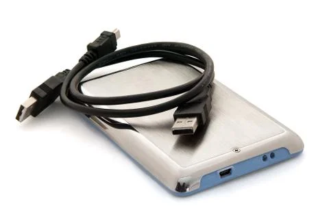 External hard disk Foto stock