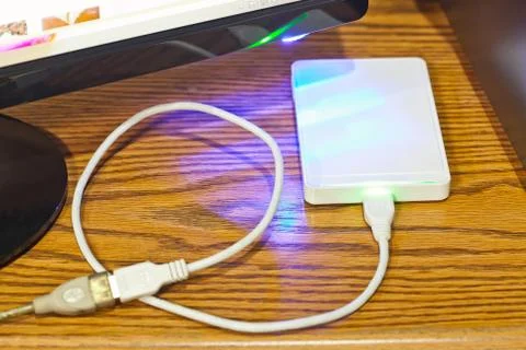 External hard disk Stock Photos