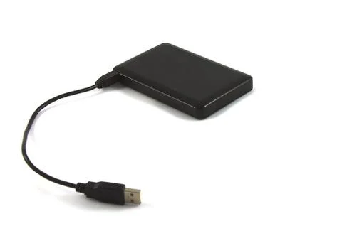 External hard disk on usb Stock Photos