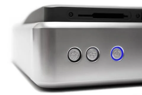 External Hard Drive Close View Foto stock