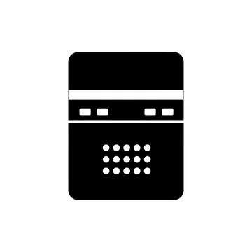 External Hard Drive Data Storage Device Icon Stockillustratie