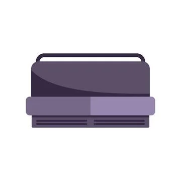 External hard drive icon representing digital data storage Stock Illustration