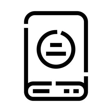 External hard drive icon representing digital data storage イラスト素材