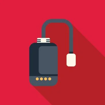 External hard drive icon showing data storage device Stock Illustration