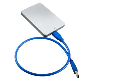 External hard drive 스톡 사진