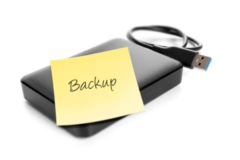 External hard drive Foto stock