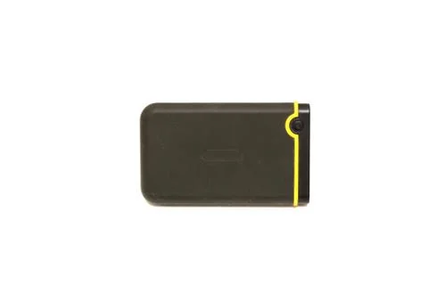 External hard drive on white background Stock Photos