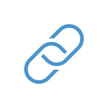 External Link Icon with image portraying a link to a different website Stock Illustration