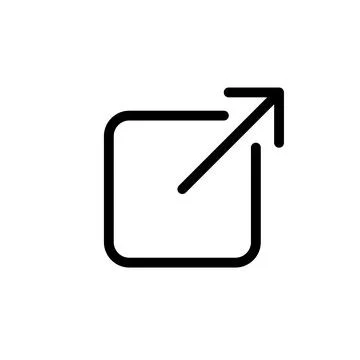 External link icon. link icon vector. hyperlink symbol Stock Illustration