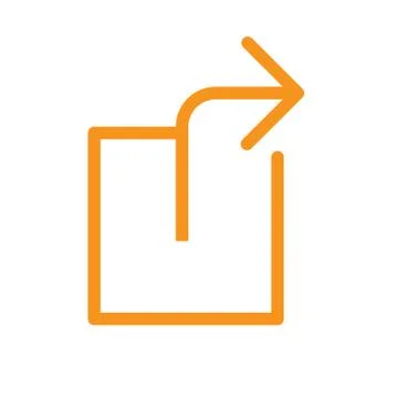 External Link Icon - Shows users that they'll be leaving an app for a website Illustrazione stock