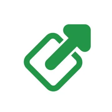 External Link Icon - Shows users that they'll be leaving an app for a website Illustrazione stock