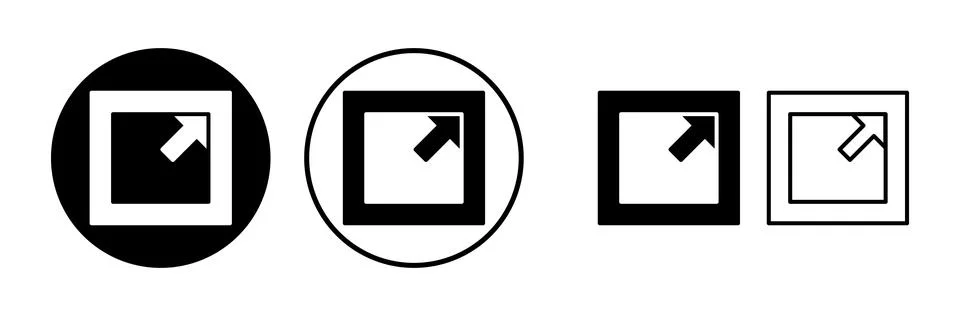 External link icon vector. hyperlink chain symbol. download, share, Stock Illustration