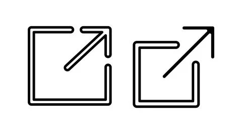 External link icon vector. hyperlink chain symbol. download, share, Stock Illustration