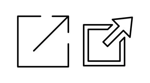 External link icon vector. hyperlink chain symbol. download, share, Stock Illustration