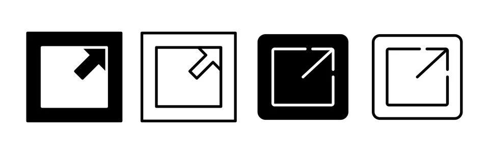 External link icon vector. hyperlink chain symbol. download, share, Stock Illustration