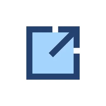 External link icon vector. link sign and symbol. hyperlink symbol Stock Illustration
