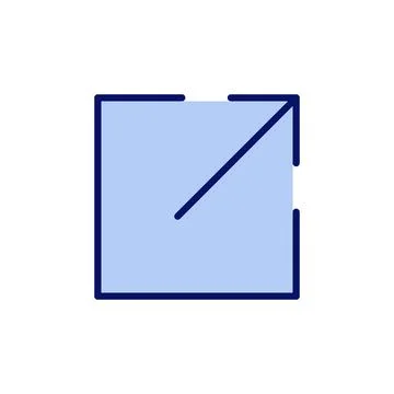 External link icon vector. link sign and symbol. hyperlink symbol Stock Illustration