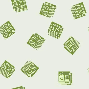 External linking seo glyph seamless pattern イラスト素材