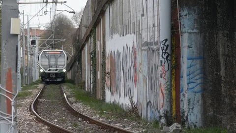 External metro Stock Footage 105449918