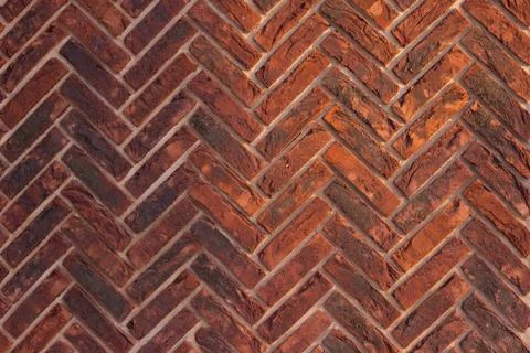 External red brick wall background Stock Photos