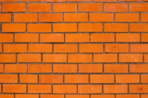 External red brick wall background Stock Photos
