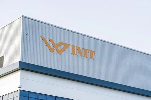 External signage for global e-commerce company Winit Stock Photos