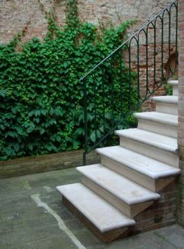 External stairs Foto stock