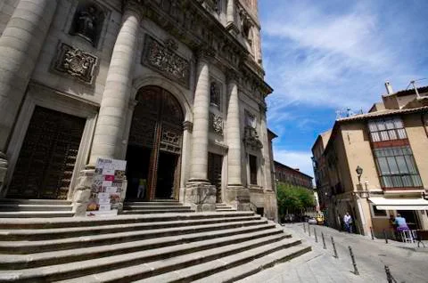 External view of iglesia de san idelfonso Stock Photos