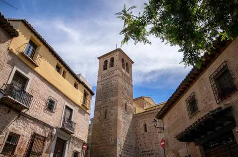 External view of iglesia de san idelfonso Stock Photos