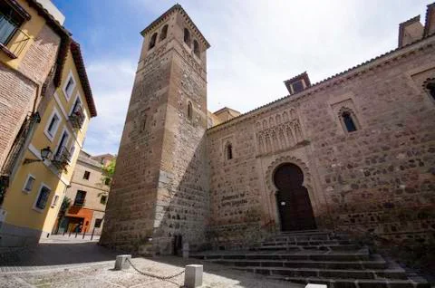External view of iglesia de san idelfonso Stock Photos