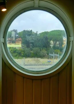 External View from inside Eataly, Rome, Italian Food Emporium and Restaurants. T Stock Photos