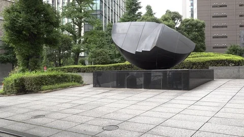External view of the Patent Office shot on July 8, 2019 in Tokyo, Japan Stock Footage 121870595