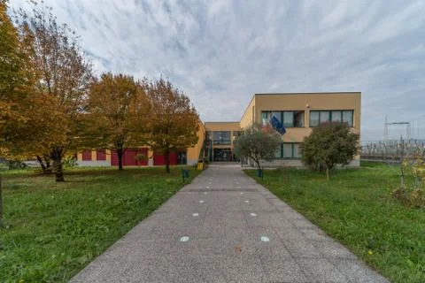 External view of school Stock Photos