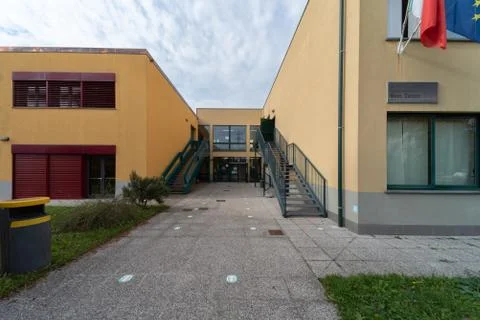 External view of school Stock Photos