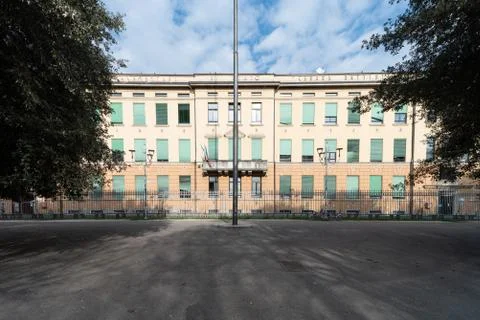 External view of school Stock Photos