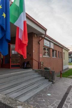 External view of school Stock Photos