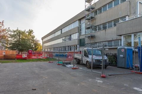 External view of school Stock Photos
